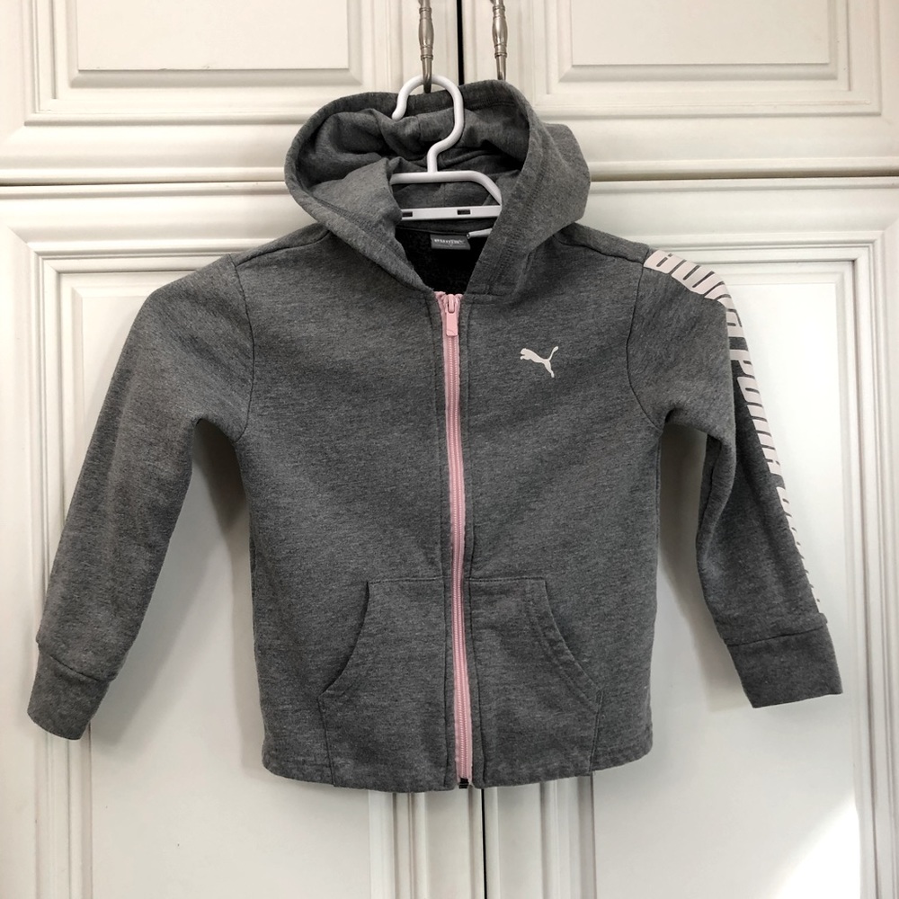 PUMA logo zip hoodie